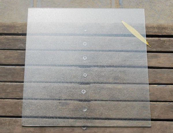 Glass Surface Chemical Etching